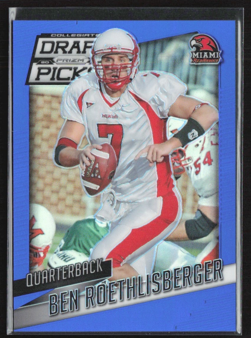 Ben Roethlisberger 2015 Panini Prizm Draft Picks Blue /75 #16 Pittsburgh