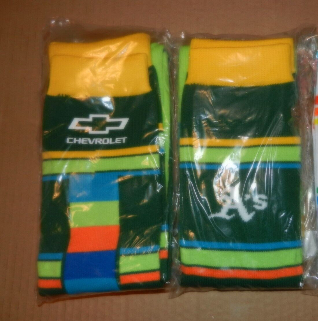 2 Oakland A’s Athletic Socks 2023 Glenn Burke Night & Latin /Hispani Day SGA NEW