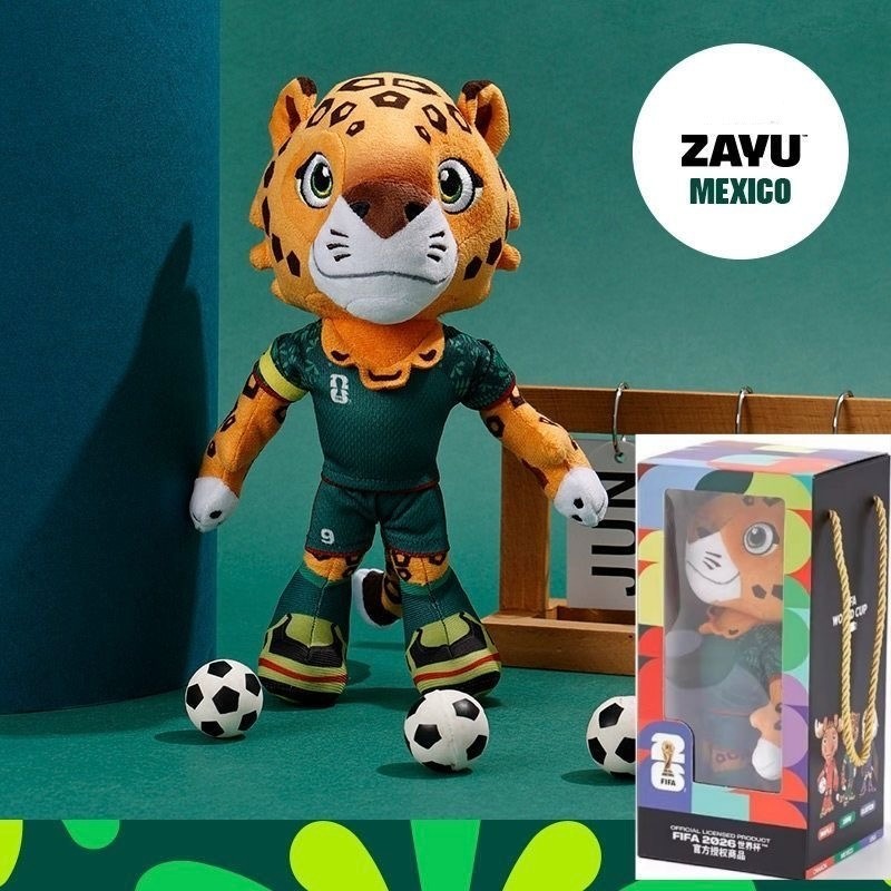 3-Pack FIFA World Cup 2026 Edition – Mascot Plush Toys – USA Canada Mexico World