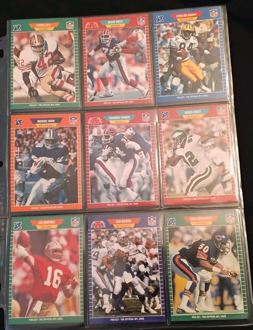 1989 Pro Set Football Hall Of Famers & Super Stars Part 1 (18 cards!)