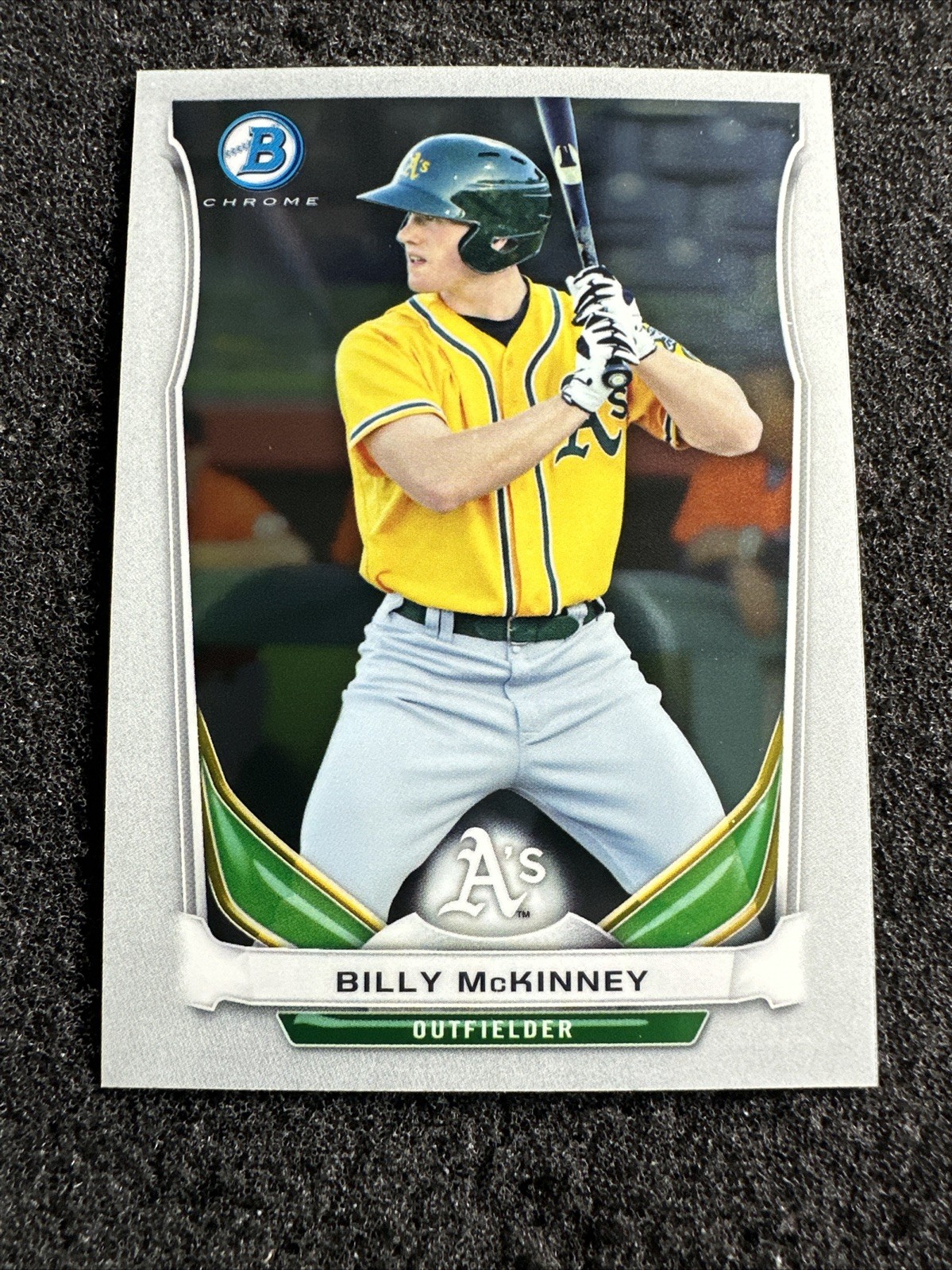 BILLY MCKINNEY #BCP21 2014 Bowman Chrome QTY Oakland Athletics
