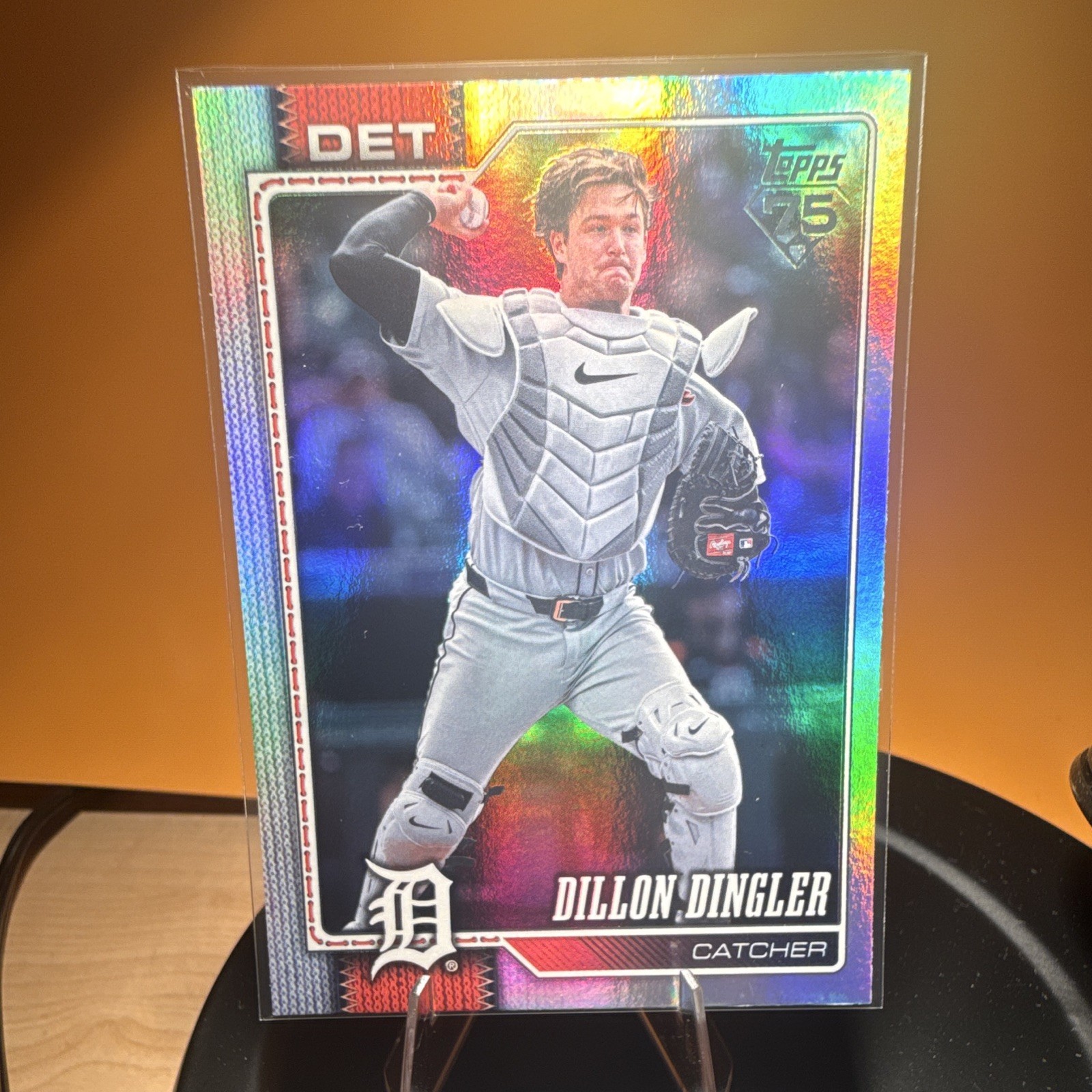 Topps Series Two 2026 Dillon Dingler Detroit Tigers Rainbow Foil #351