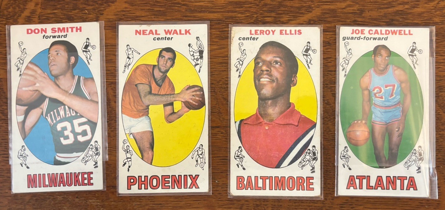 1969 Topps Basketball U Pick singles VG to EX clean