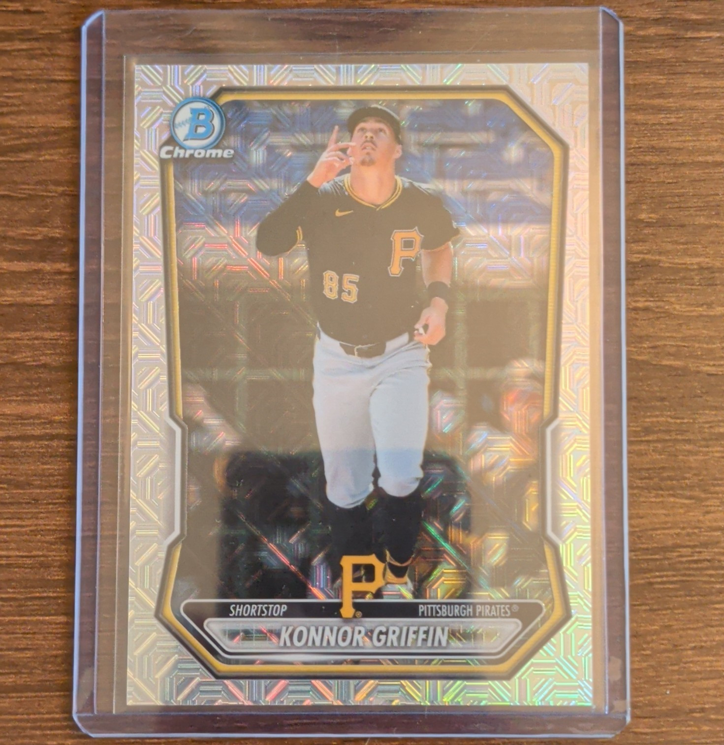 2026 Bowman Baseball Konnor Griffin Mojo Refractor Image Variation SSP #BCP-92