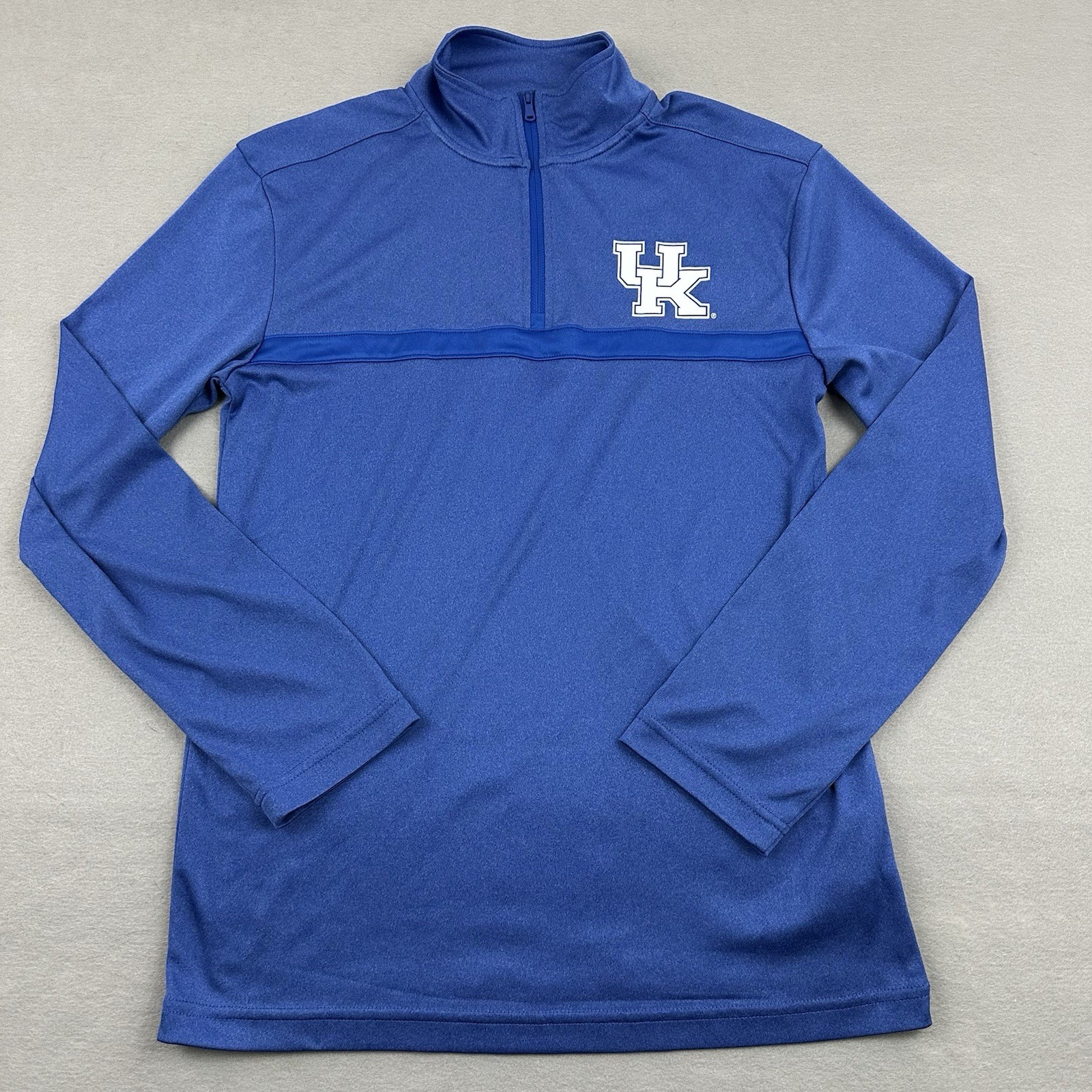 Kentucky Wildcats Sweater Men Small Blue 1/4 Zip NCAA Basketball Pullover UK S