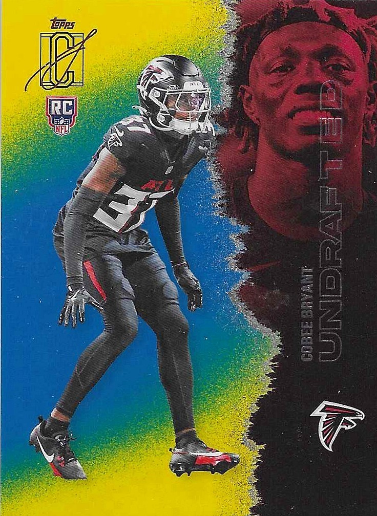 2025 Topps Signature Class Cobee Bryant Blue & Yellow #234 Rookie Falcons