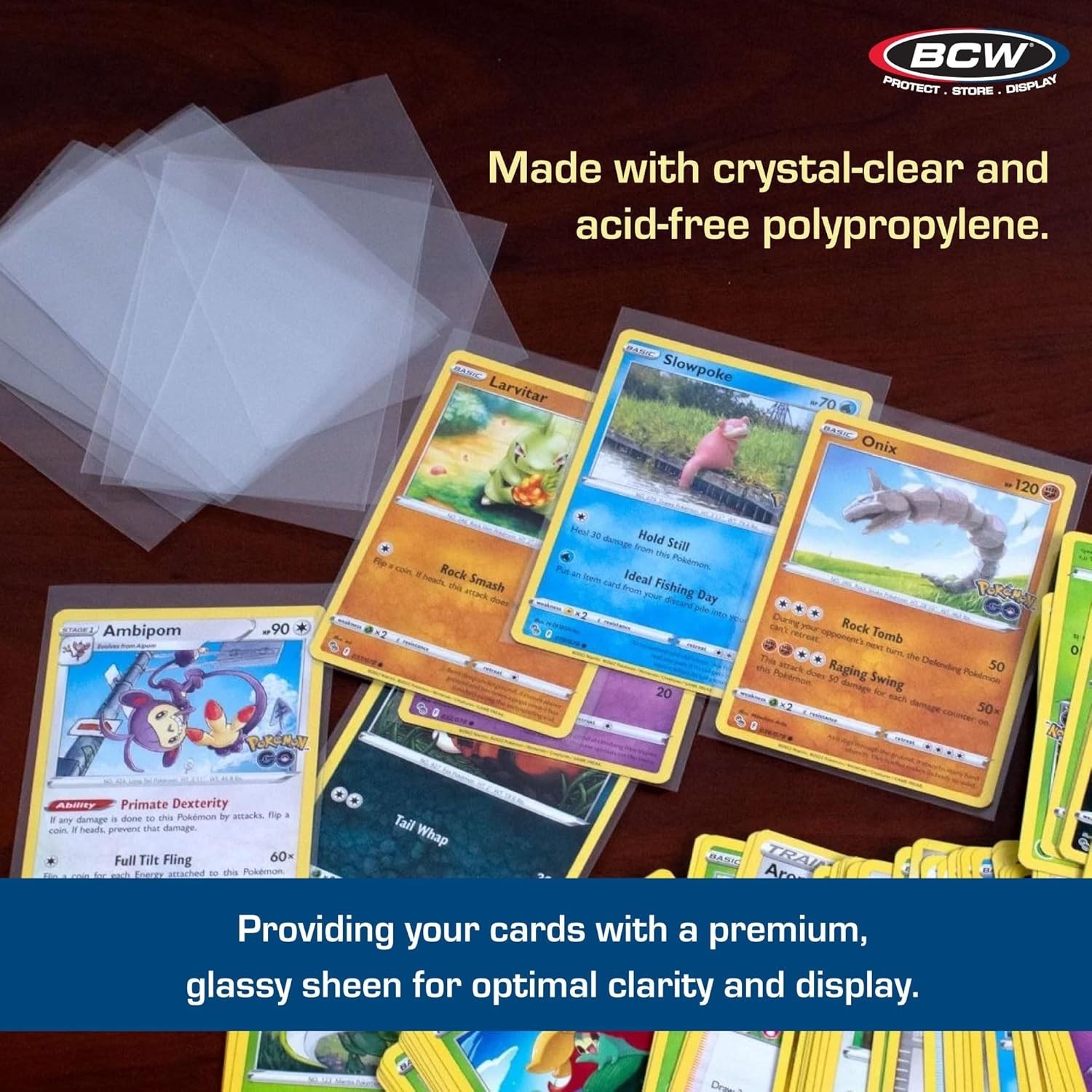 Penny Sleeves – 1000 Crystal Clear Acid-Free Sleeves – 2-5/8″ x 3-5/8″ | for …