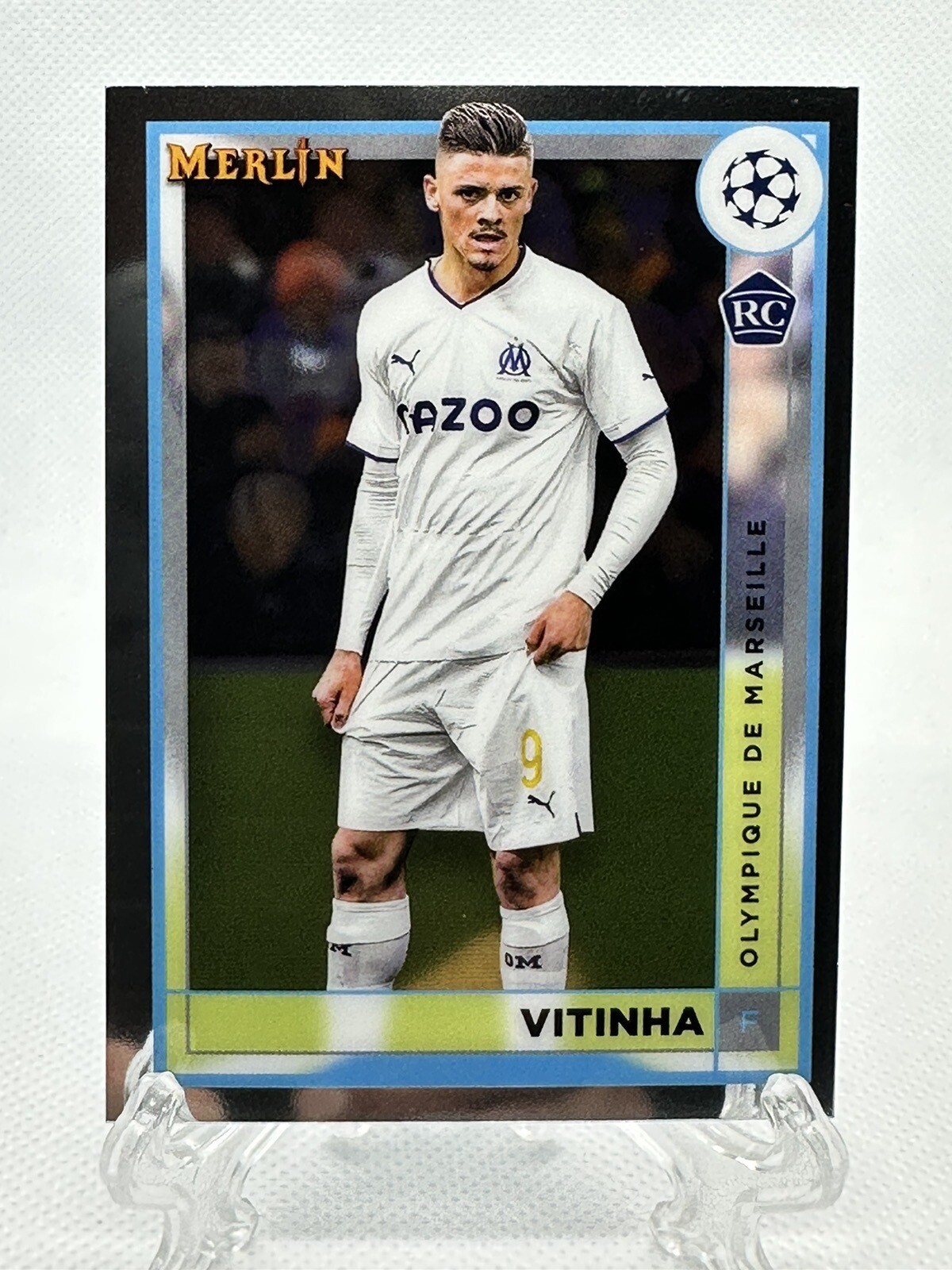 2022-23 Topps Merlin Chrome #76 Vitinha RC Rookie Olympique De Marseille