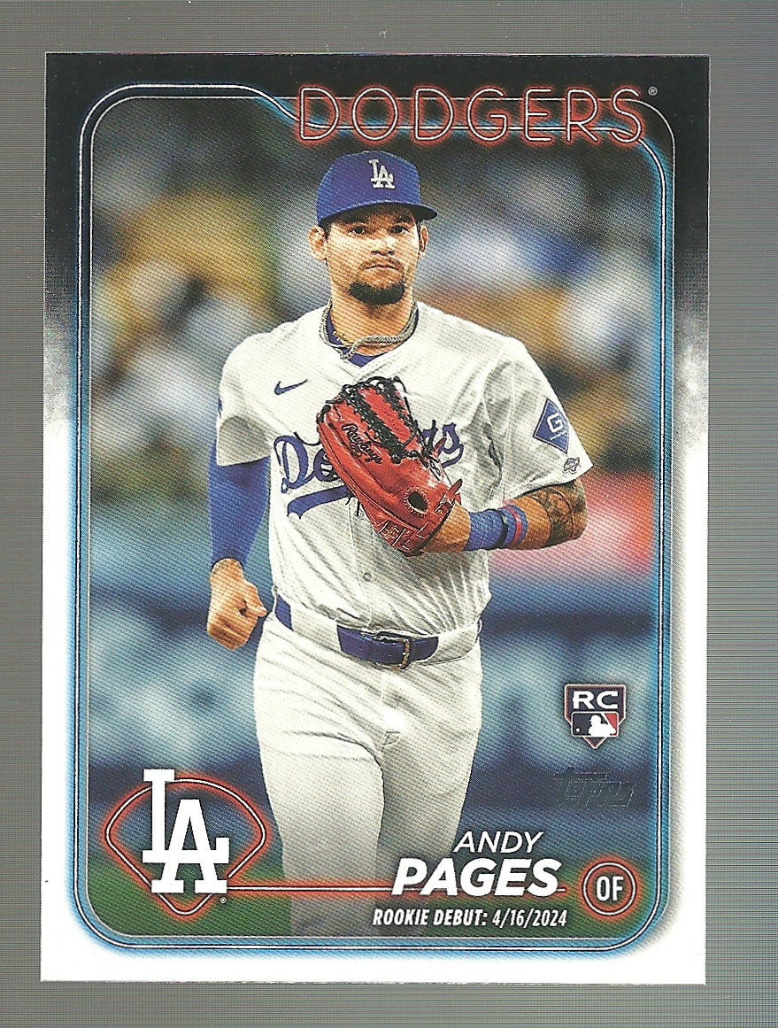2024 Topps Update Series – Rookie Debut Andy Pages #US108 (RC)