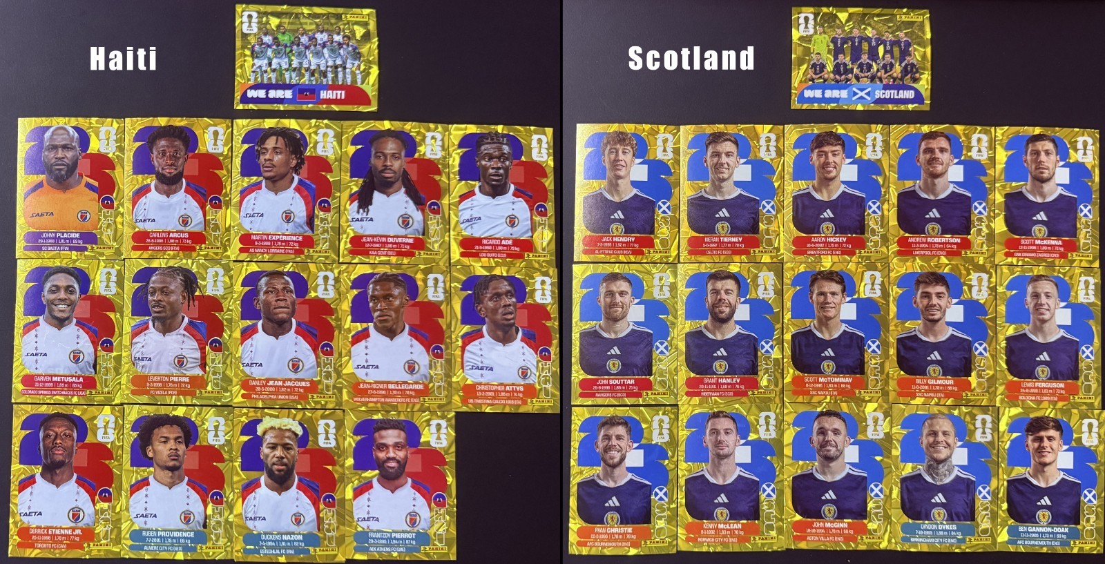 2026 Panini FIFA World Cup Sticker Gold Flood Crumple Singles (You Pick)