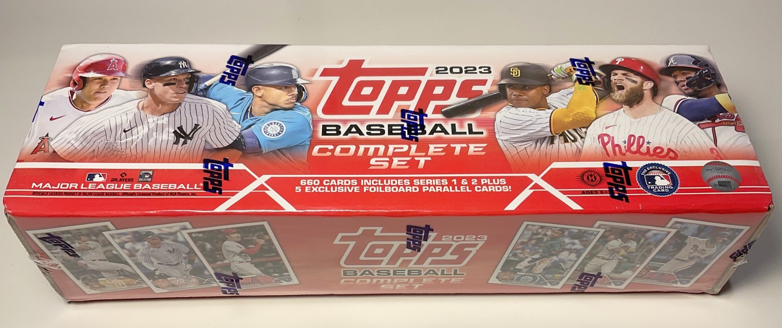 2023 Topps complete factory-sealed Series 1 & 2 Hobby set – FASC MINT