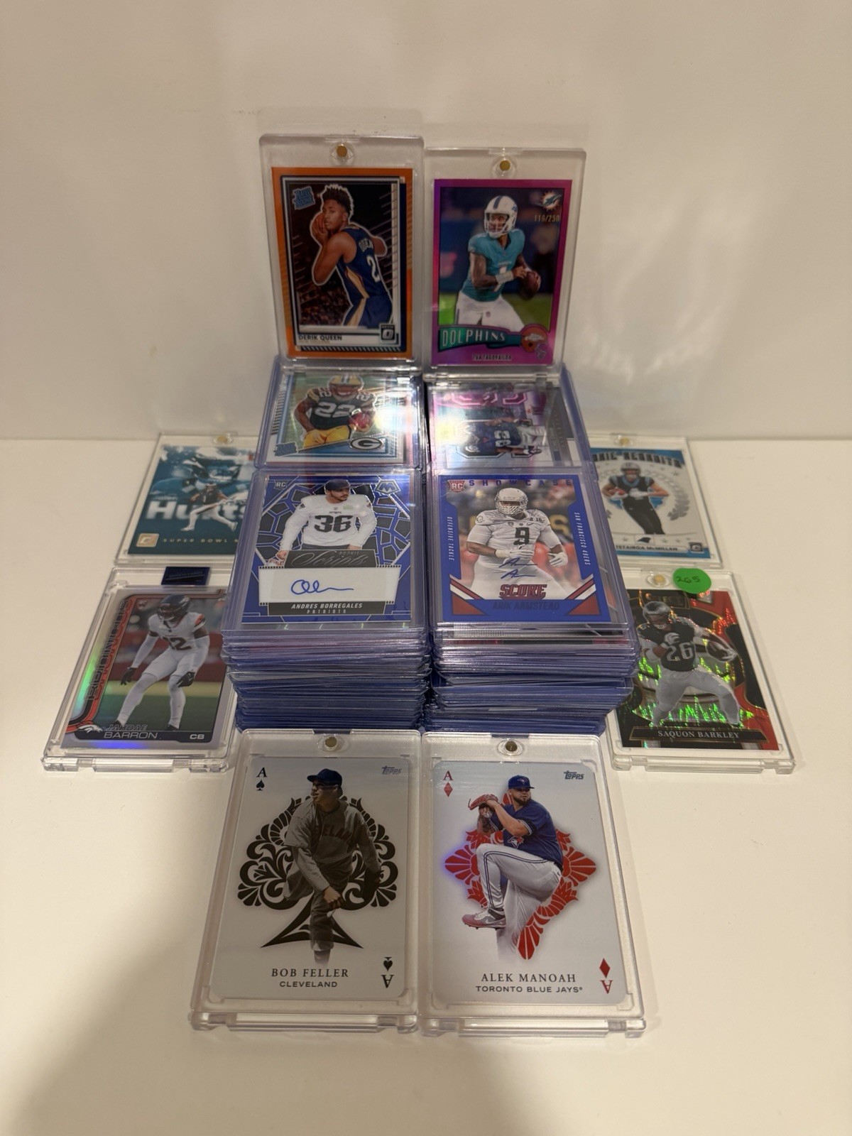 150+ Sports Card Lot Autos Numbered Case Hits RCs All Ace Mixed Lot