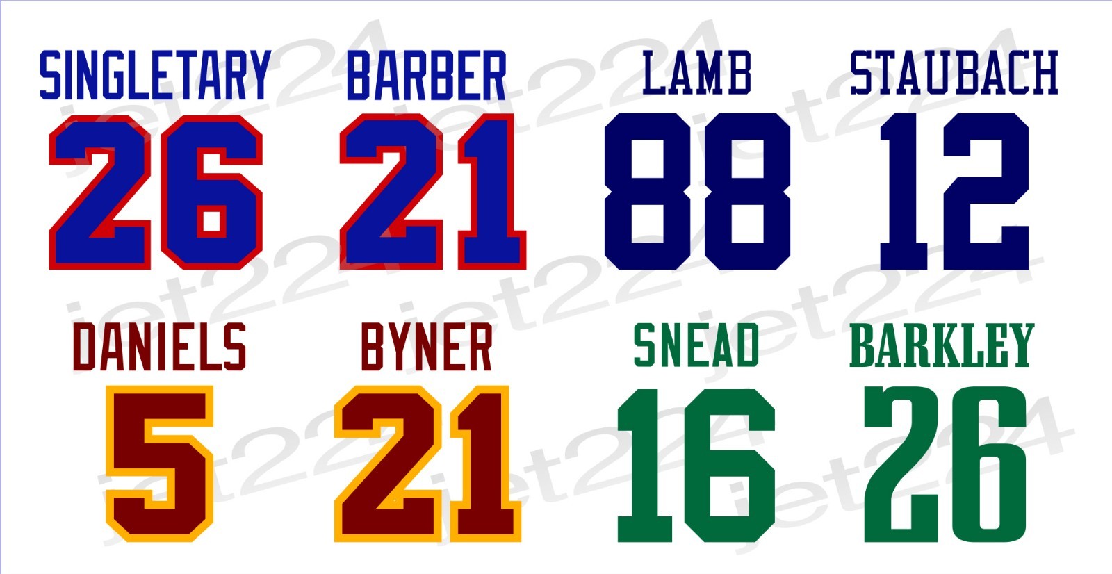 Football STICKER DECAL, any team, any player Giants Cowboys Commanders Eagles