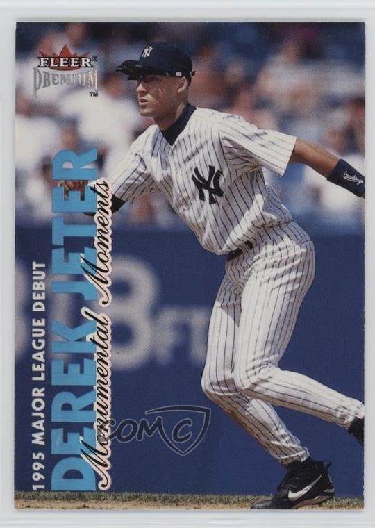 2001 Fleer Monumental Moments Premium /1995 Derek Jeter #1MM HOF 1p4v