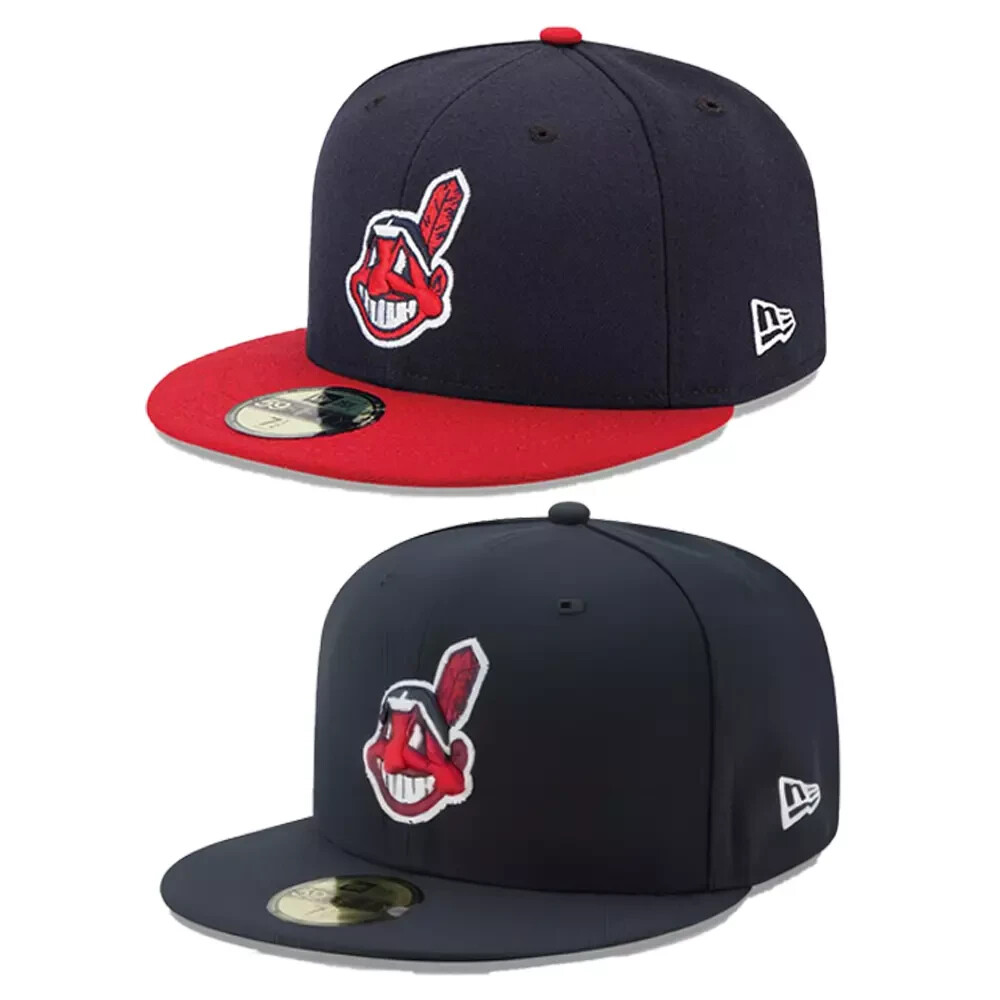 NEW Cleveland Indians CLE MLB Men’s 59FIFTY Fitted Cap – 5950 Hat