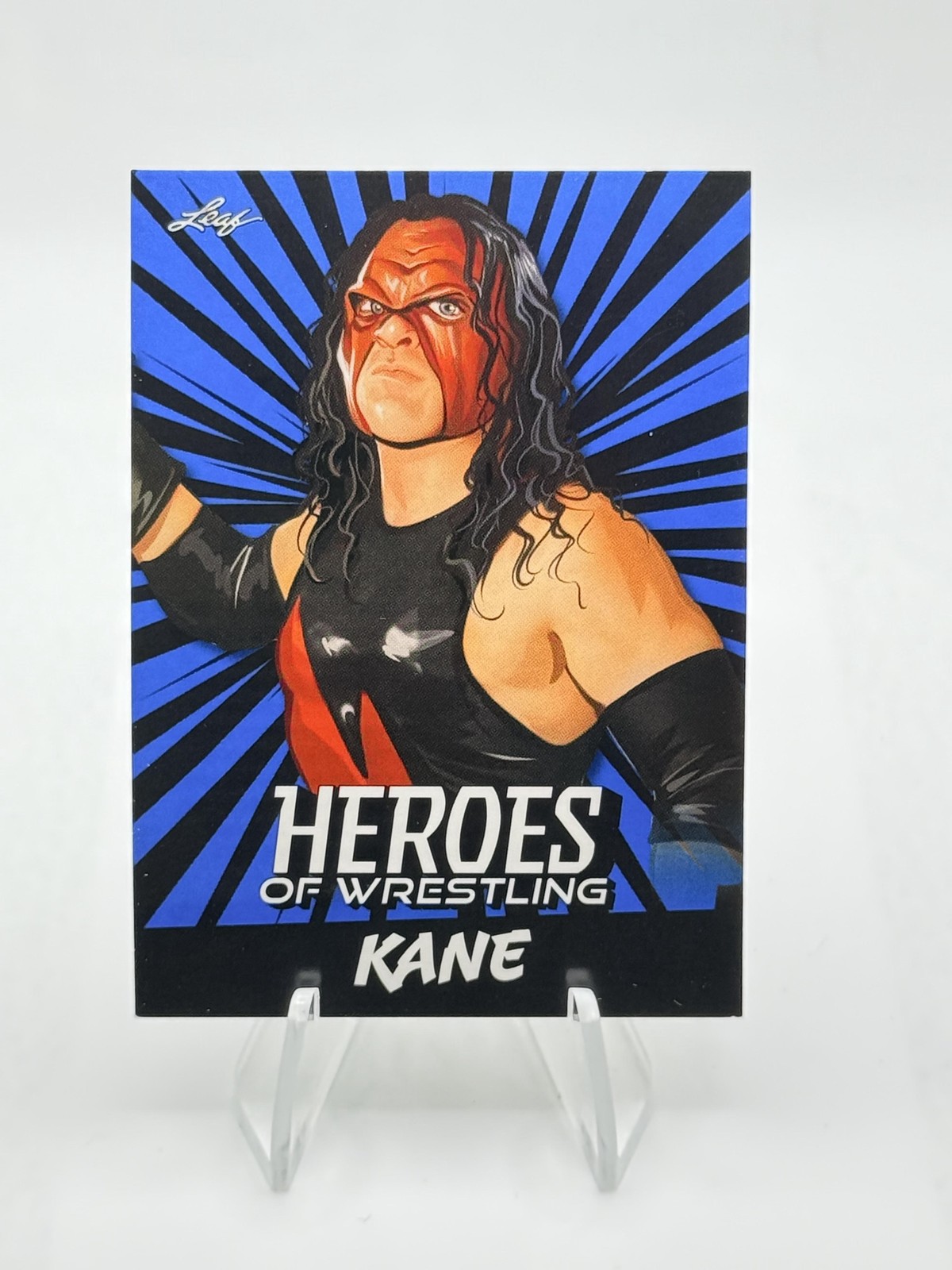 2023 Leaf Heroes of Wrestling Kane WWE #B-6 Blue Variation