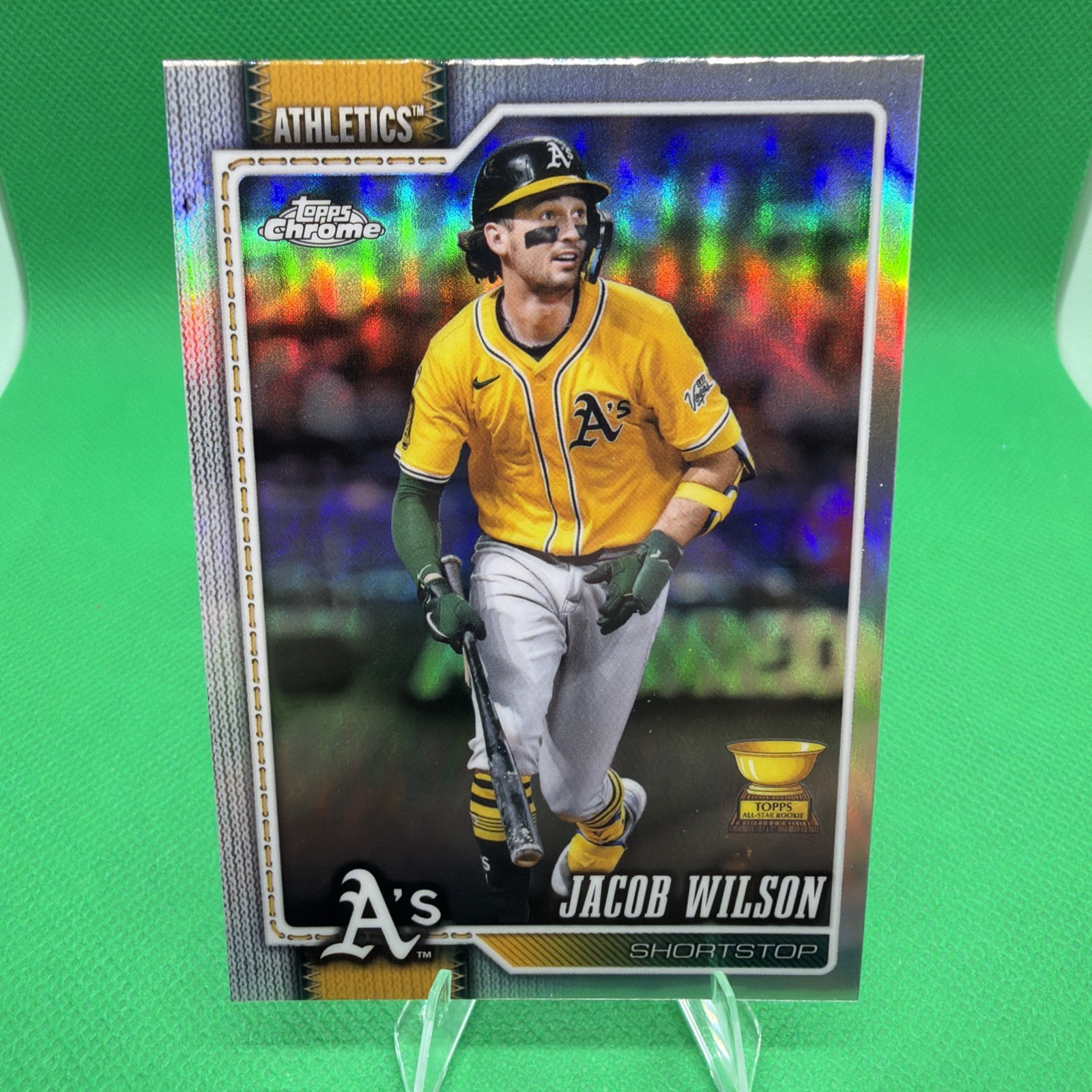 2026 Topps Chrome All-Star Rookie Gold Cup Jacob Wilson Refractor #227 Athletics