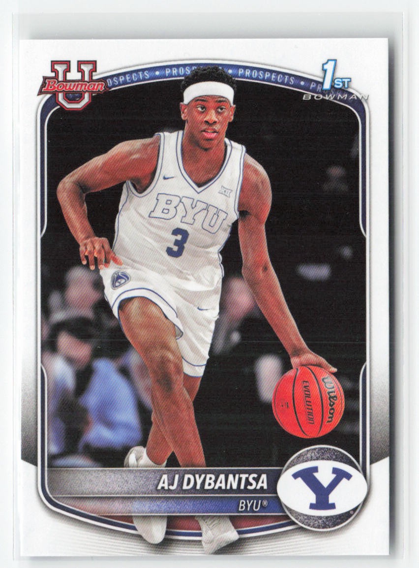 AJ Dybantsa 2025-26 Bowman Prospects #BPP-1 BYU Cougars