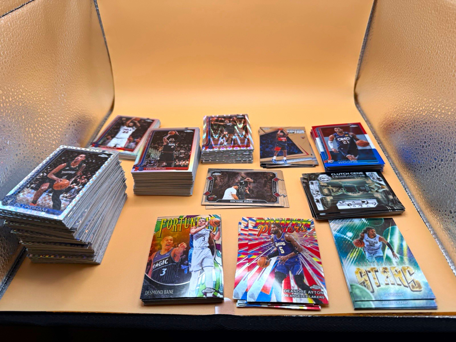 Topps Chrome 2026 Card Lot (252*) – inserts, X-Fractor, base refractors, other.