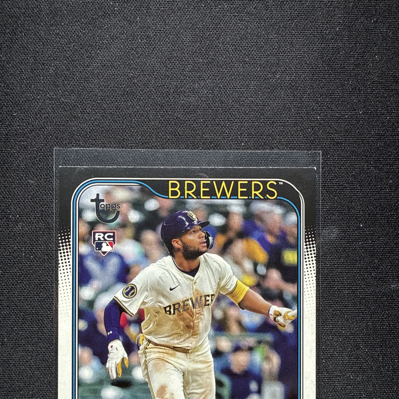 JACKSON CHOURIO 2024 Topps Update Vintage Stock SP /99 True RC BREWERS Image Var
