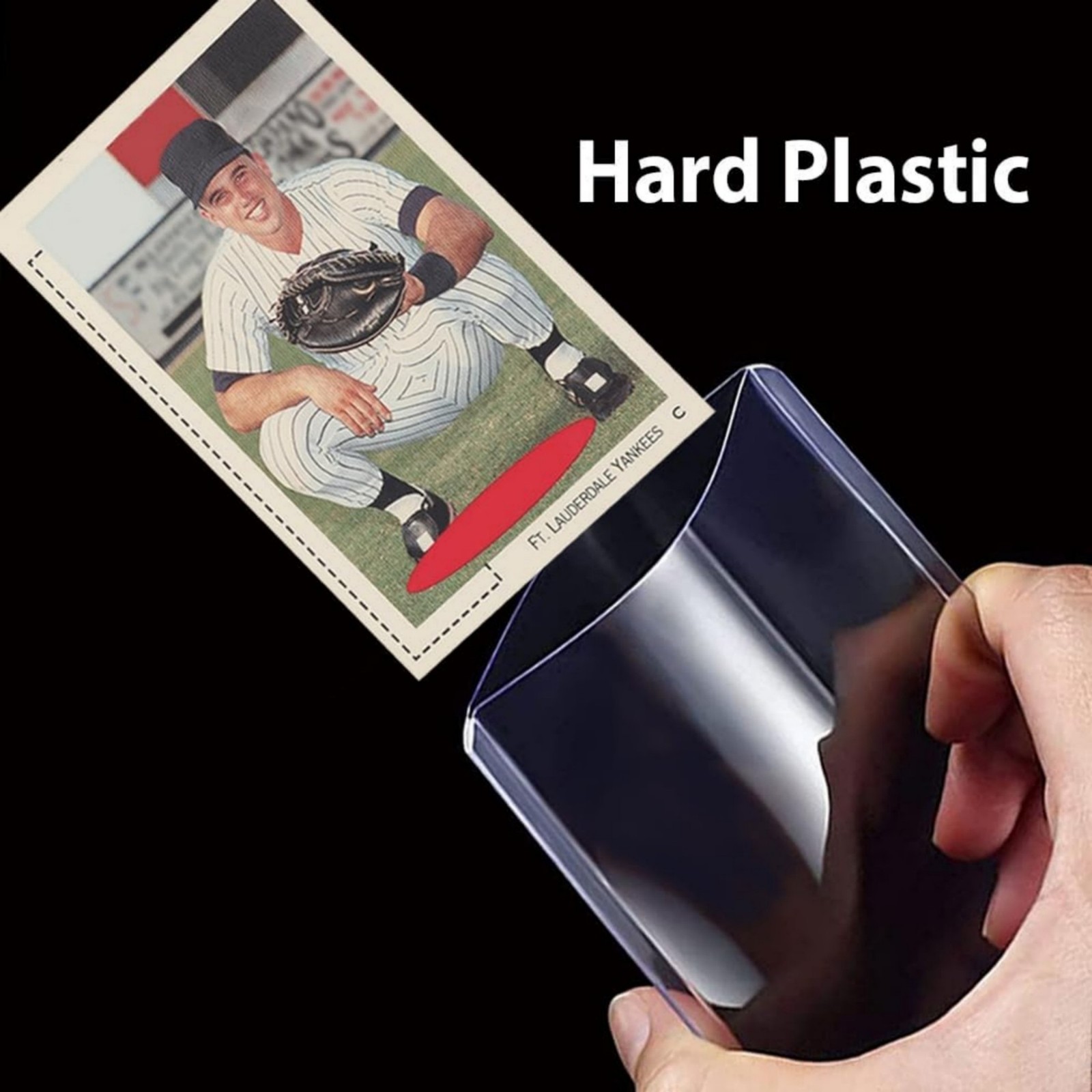 Rigid Blue PVC Toploaders 35PT For Baseball Basketball Cards 25/50/100/200pcs US
