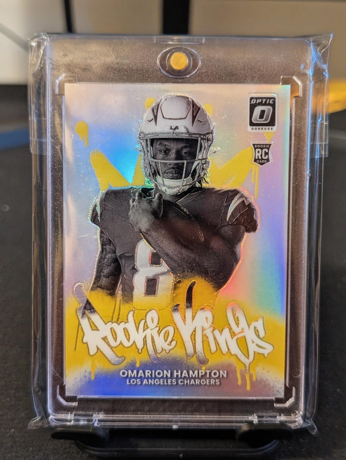 2025 Panini Donruss Optic – Rookie Kings Omarion Hampton #12 (RC)