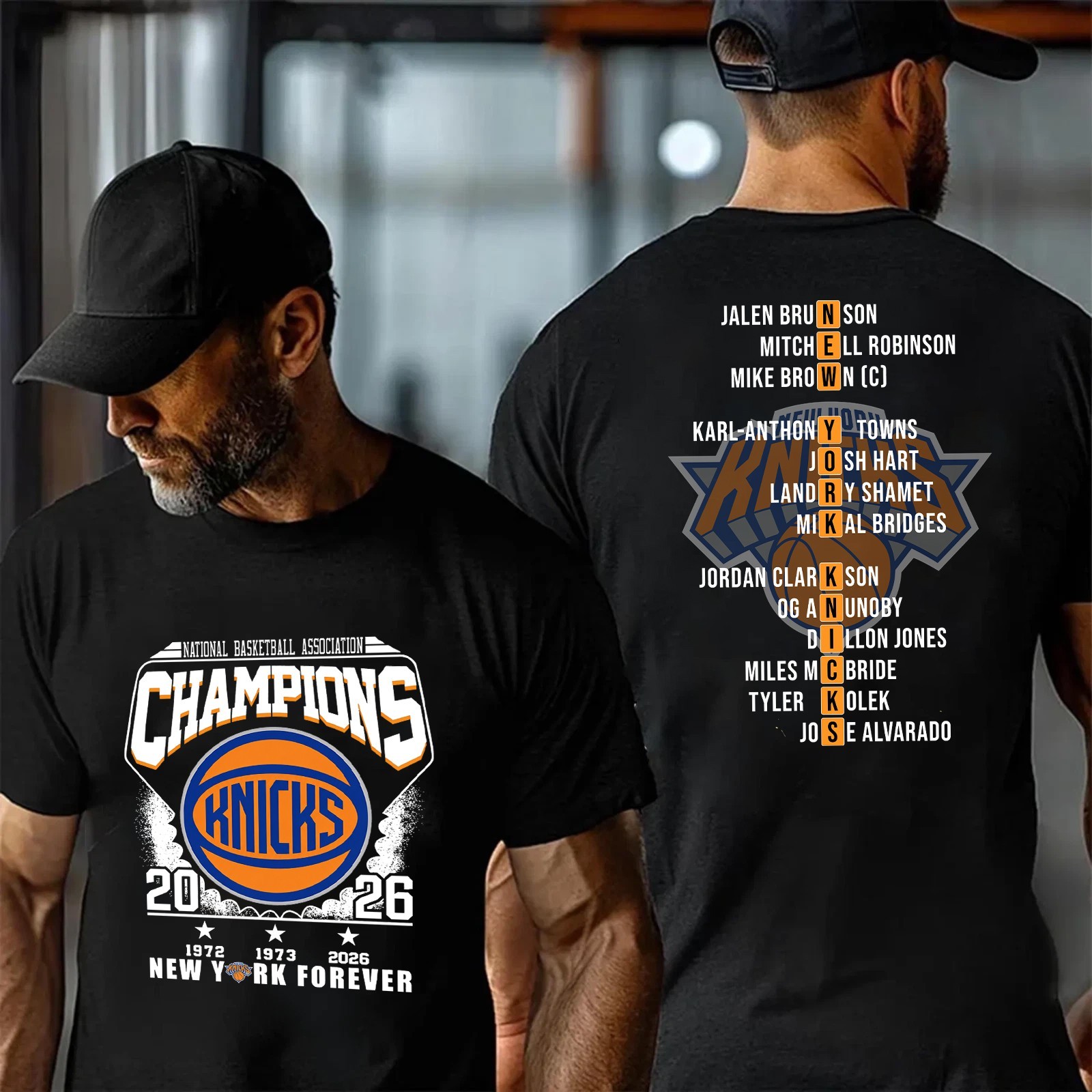 New York Knicks 2026 NBA Champions Commemorative T-Shirt – Men’s T – Shirt