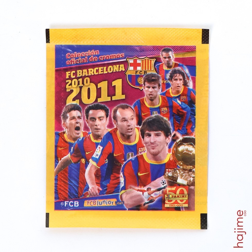 2010-11 Panini FC Barcelona Stickers Sealed Pack (150 Packets)