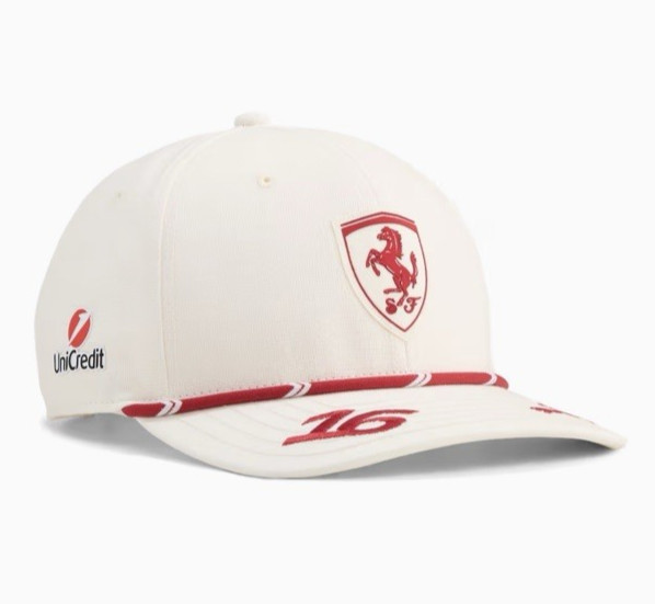 2026 F1 Scuderia Ferrari Charles Leclerc Monaco GP Formula One Hat – Team Cap