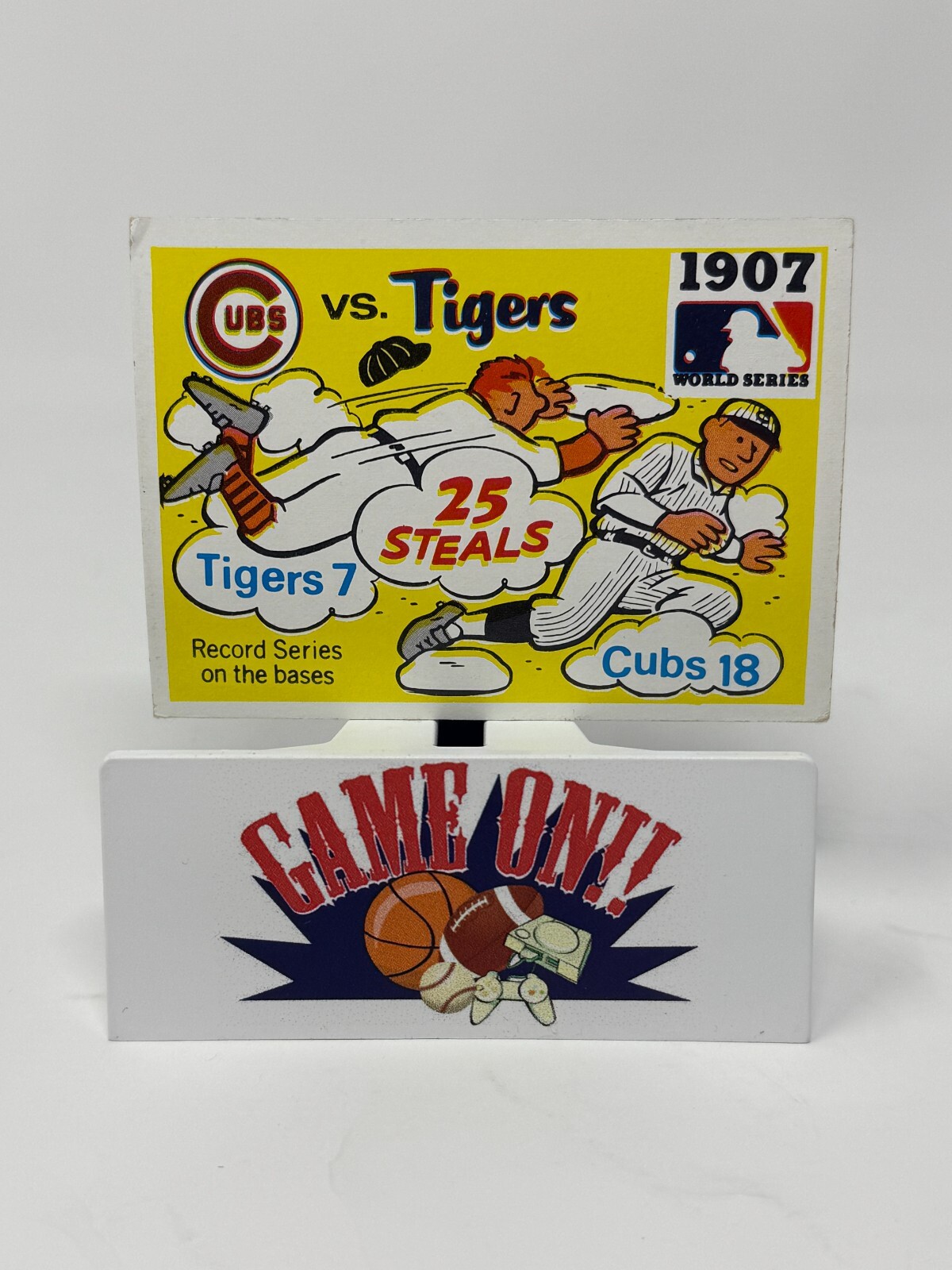 1971 Fleer Laughlin Baseball 1907 World Series Cubs Vs Tigers VG A