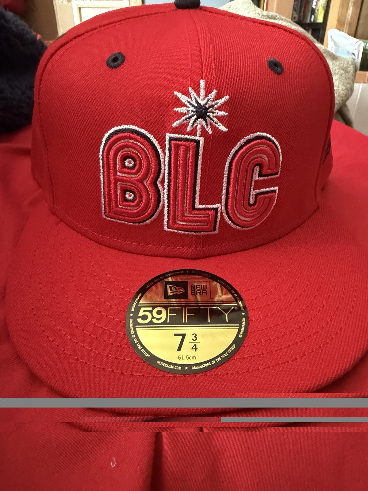Reno Aces Cap Hat 7 3/4 Red MiLB New Era Logo 59fifty T-5