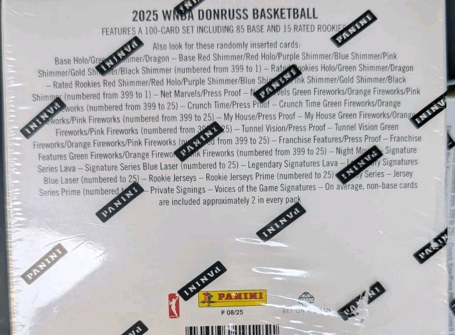 2025 Panini Donruss WNBA Basketball Mega Box Factory Sealed Ships Fast!