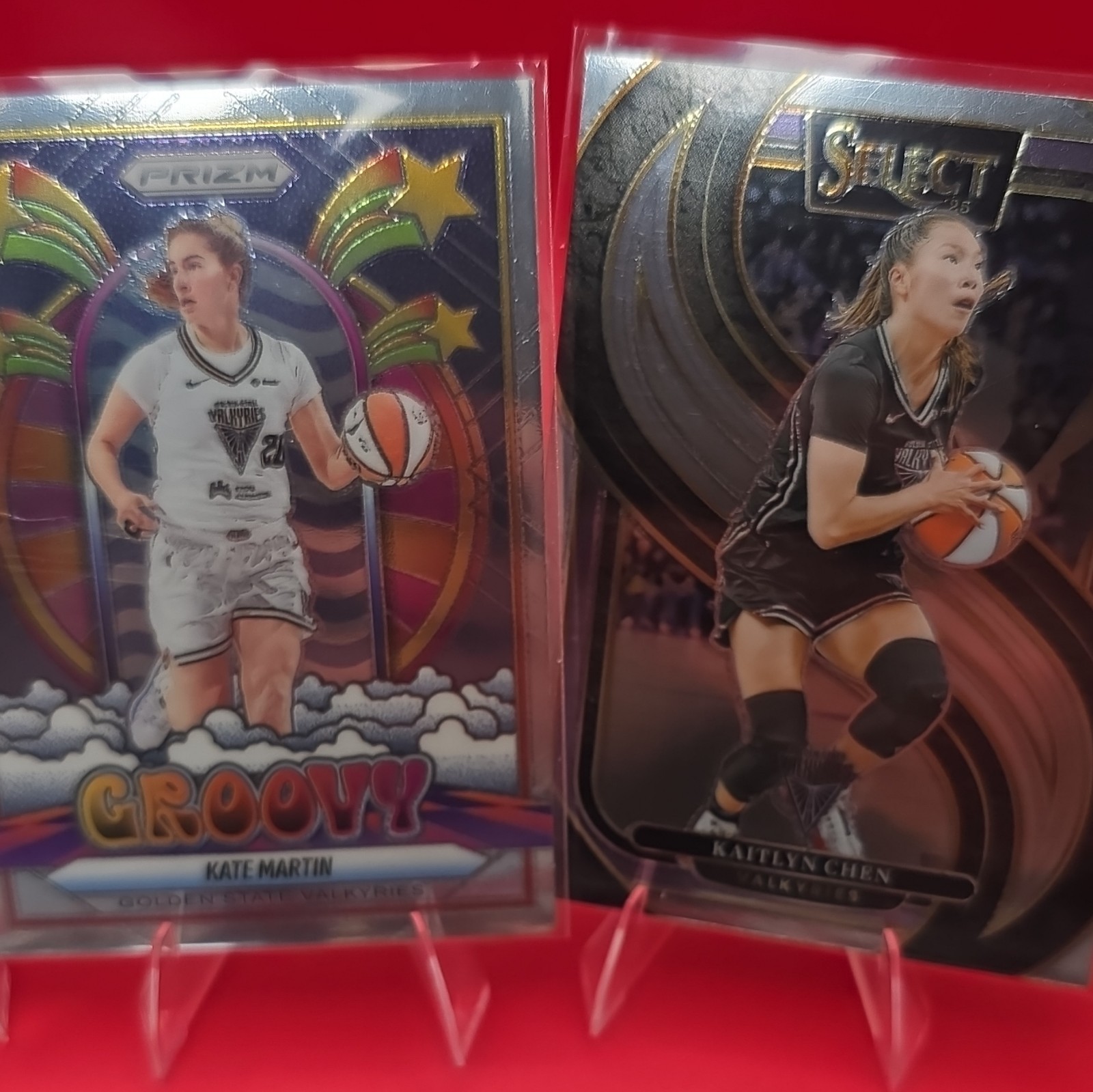 Panini Select/Prizm WNBA 2025 Golden State Valkyries 7-Card Groovy