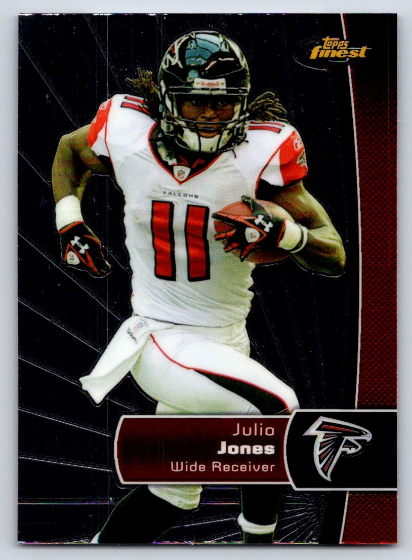 2012 Finest 19 Julio Jones Atlanta Falcons Football Card
