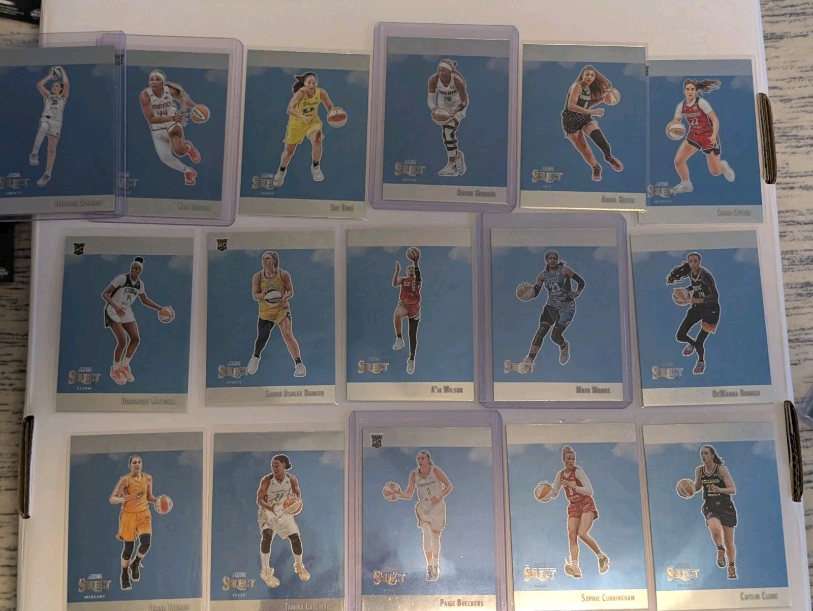 2025 Panini Select WNBA Singles Pick Your Player SCORE SELECT THROWBACK INSERT