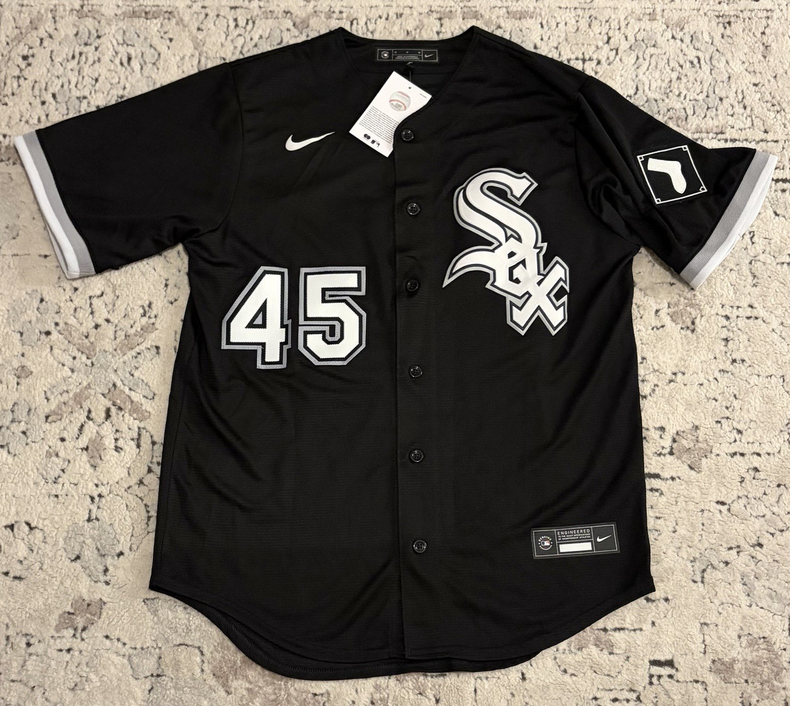 Nike Authentic Chicago White Sox Michael Jordan MLB Baseball Jersey Men’s Sz: M