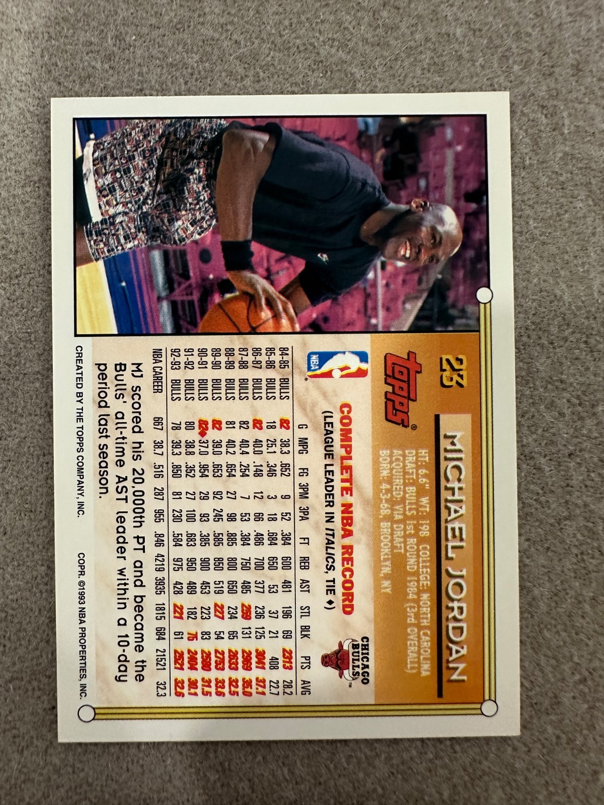 Michael Jordan 1993 Topps #23