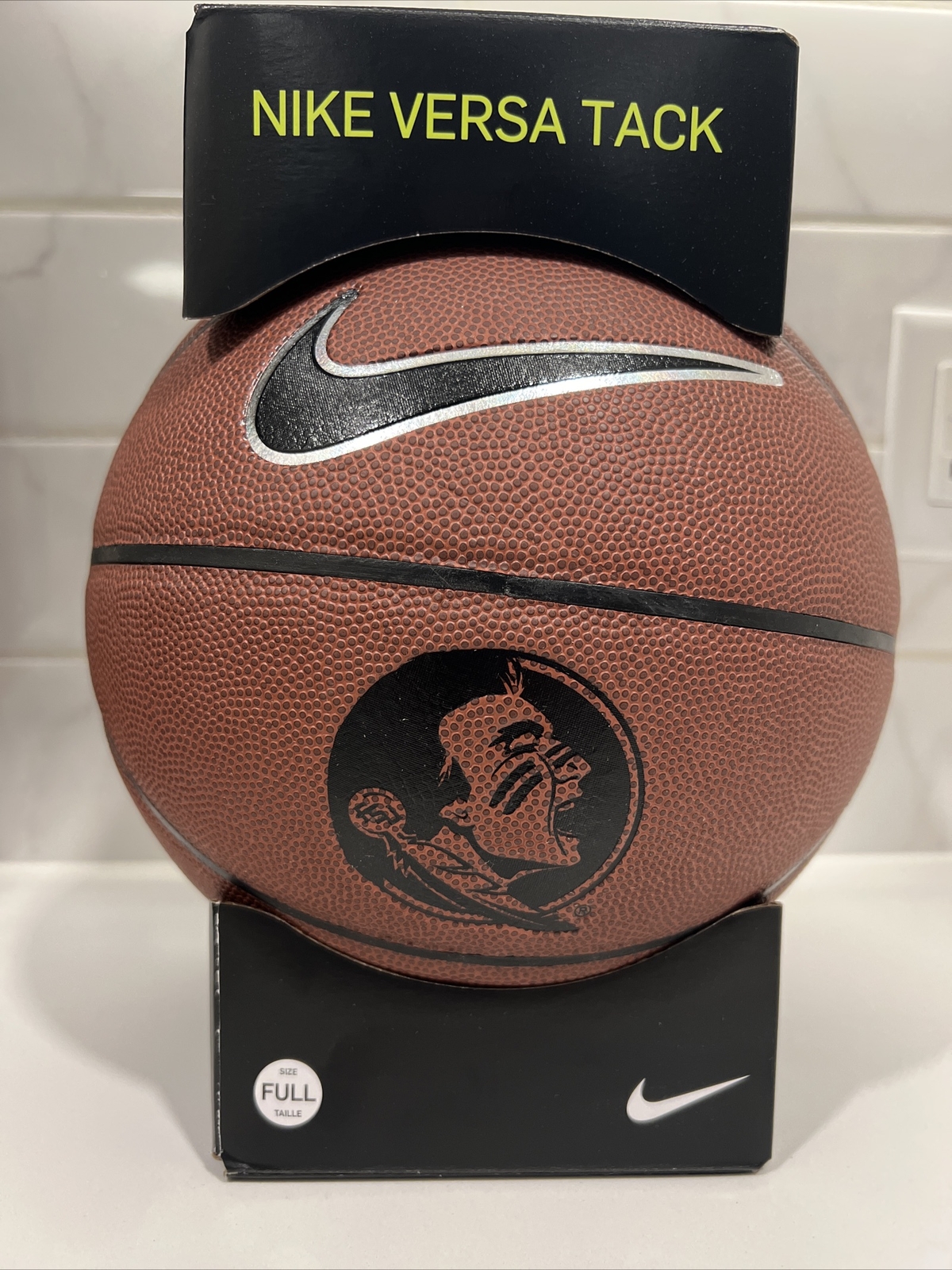 Nike Florida State Seminoles Versa Tack Full Size Basketball 29.5” Brown NEW