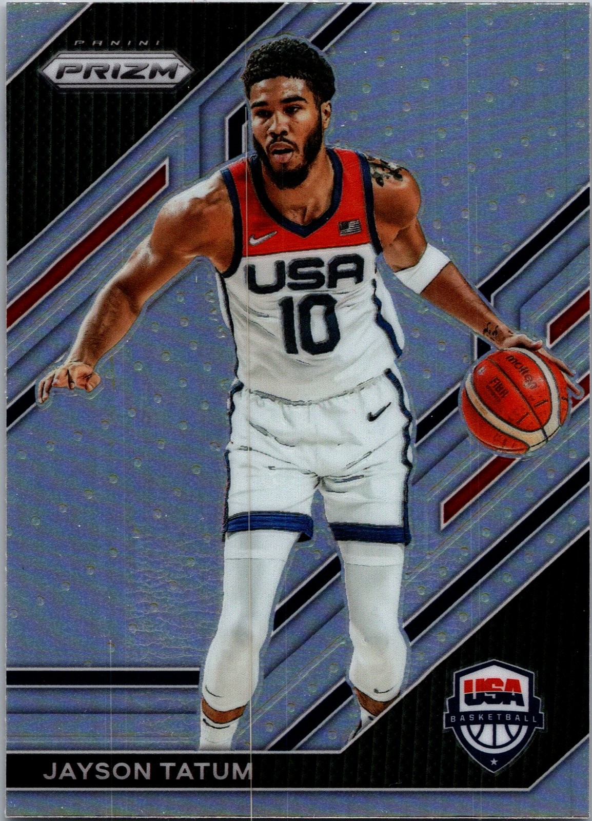 2022-23 Panini Prizm Prizm Basketball USA Jayson Tatum #1 Silver
