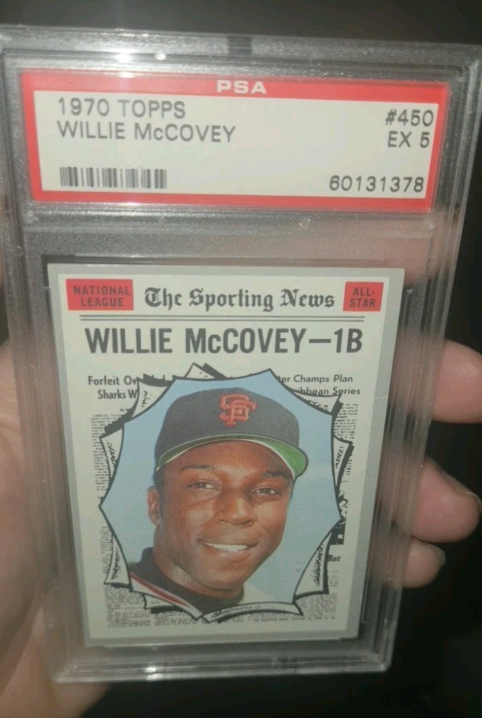 1970 Topps Willie McCovey PSA 5 #450 Hall Of Famer ” See My Store