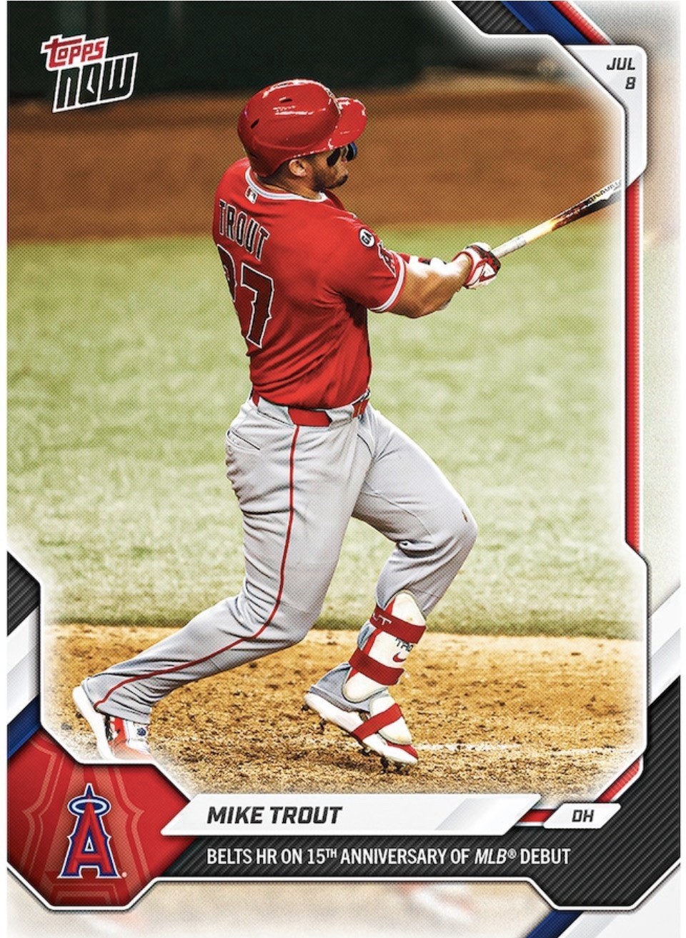 2026 Topps Now MLB #435 Mike Trout Los Angeles Angels – PRESALE