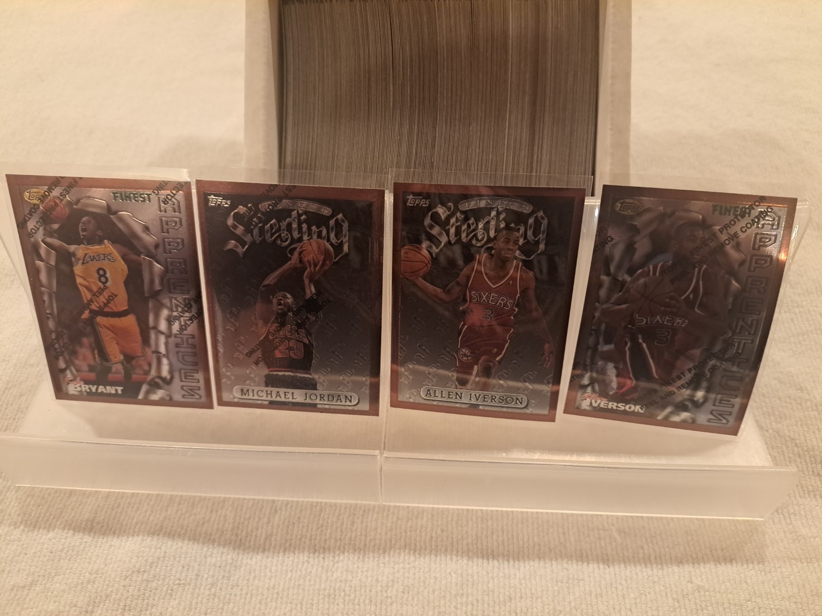1996-97 Topps Finest BBK Series 1 &2 Sleeved, Bronze Set 1-100& 147-246 Kobe RC