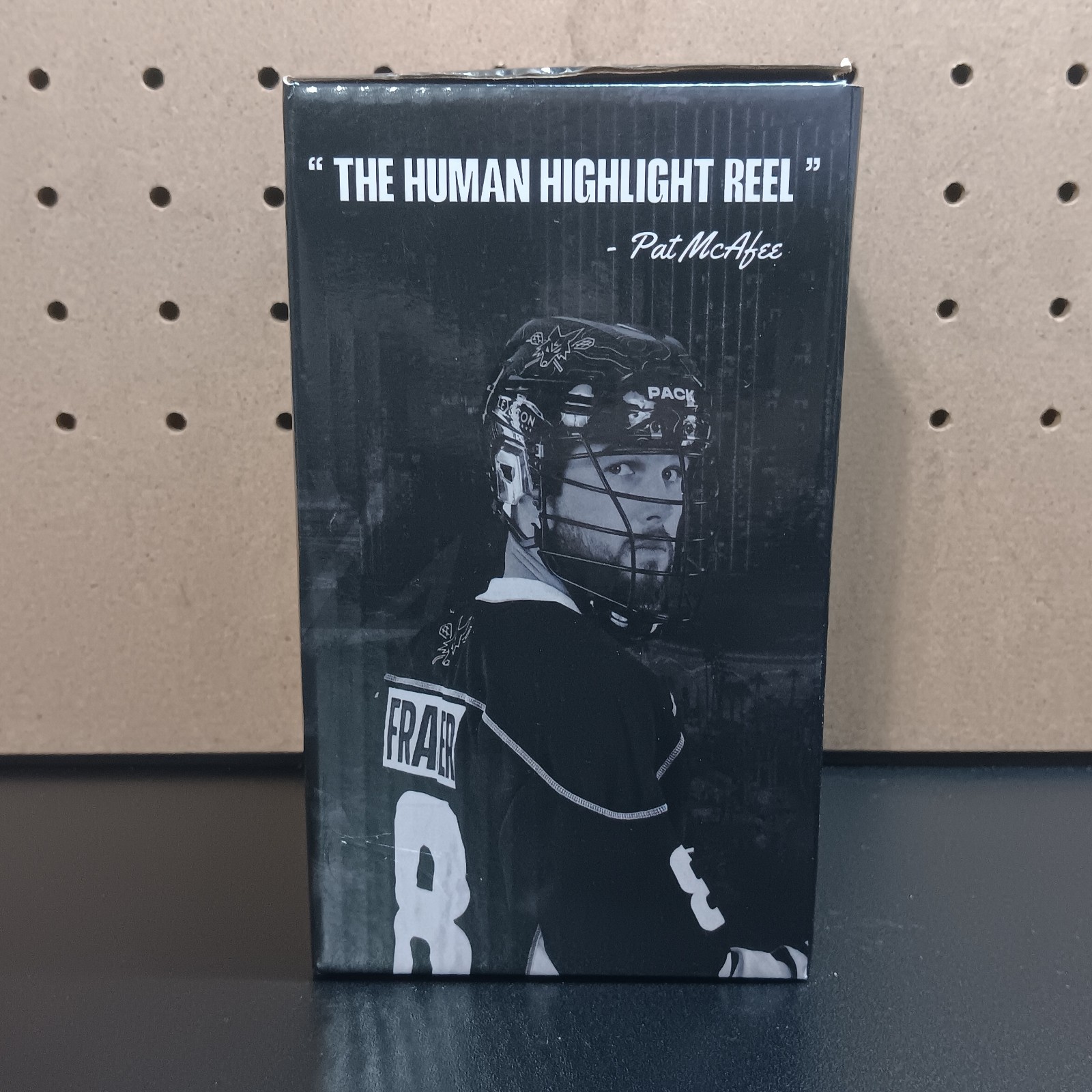 Las Vegas Desert Dogs Lacrosse Chase Fraser 2025 Bobblehead NLL Buffalo Bandits
