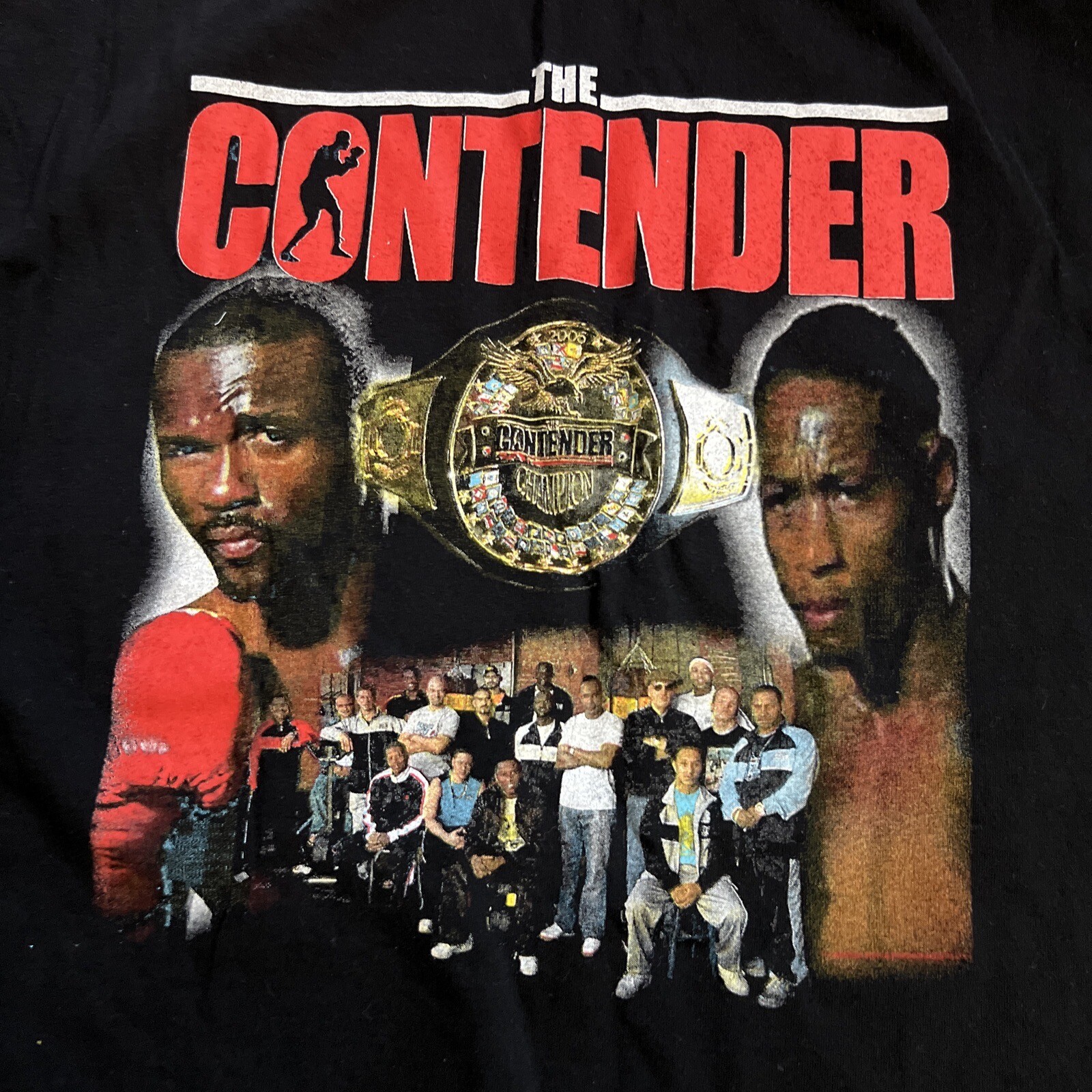 The Contender 2006 2 Pound Forbes vs Bad Boy Brewer Boxing Shirt Adult 2XL RARE