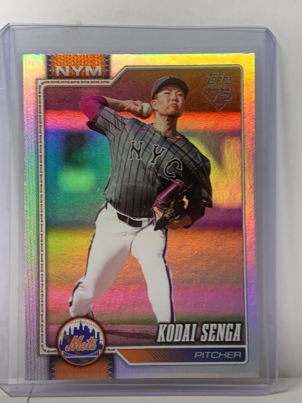 2026 Topps Series 2 Kodai Senga Rainbow Foil #667 Mets