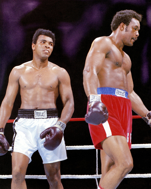 1974 MUHAMMAD Ali and GEORGE FOREMAN Glossy 8×10 Photo Rumble in the Jungle