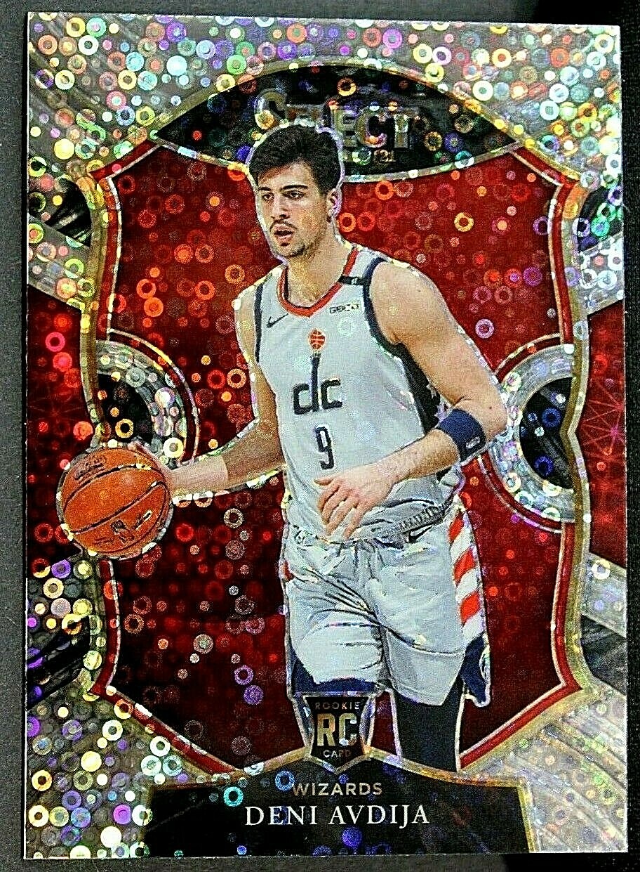 2020-21 Select Deni Avdija Silver Disco Concourse Level RC Wizards Rookie 💎🔥💎