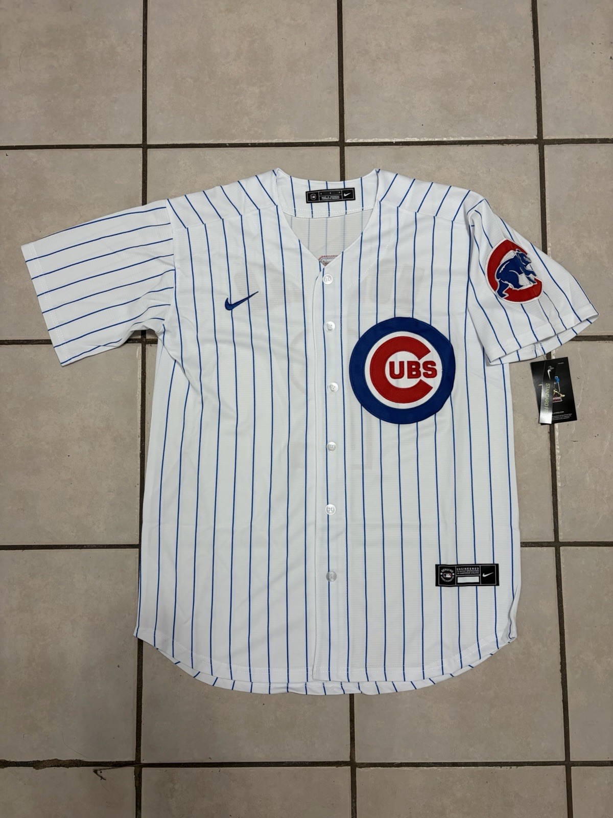 Chicago Cubs Nico Hoerner Home White Stitched Jersey