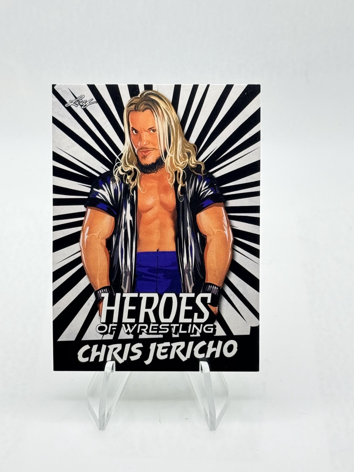 2023 Leaf Heroes of Wrestling Chris Jericho WWE #B-2 White
