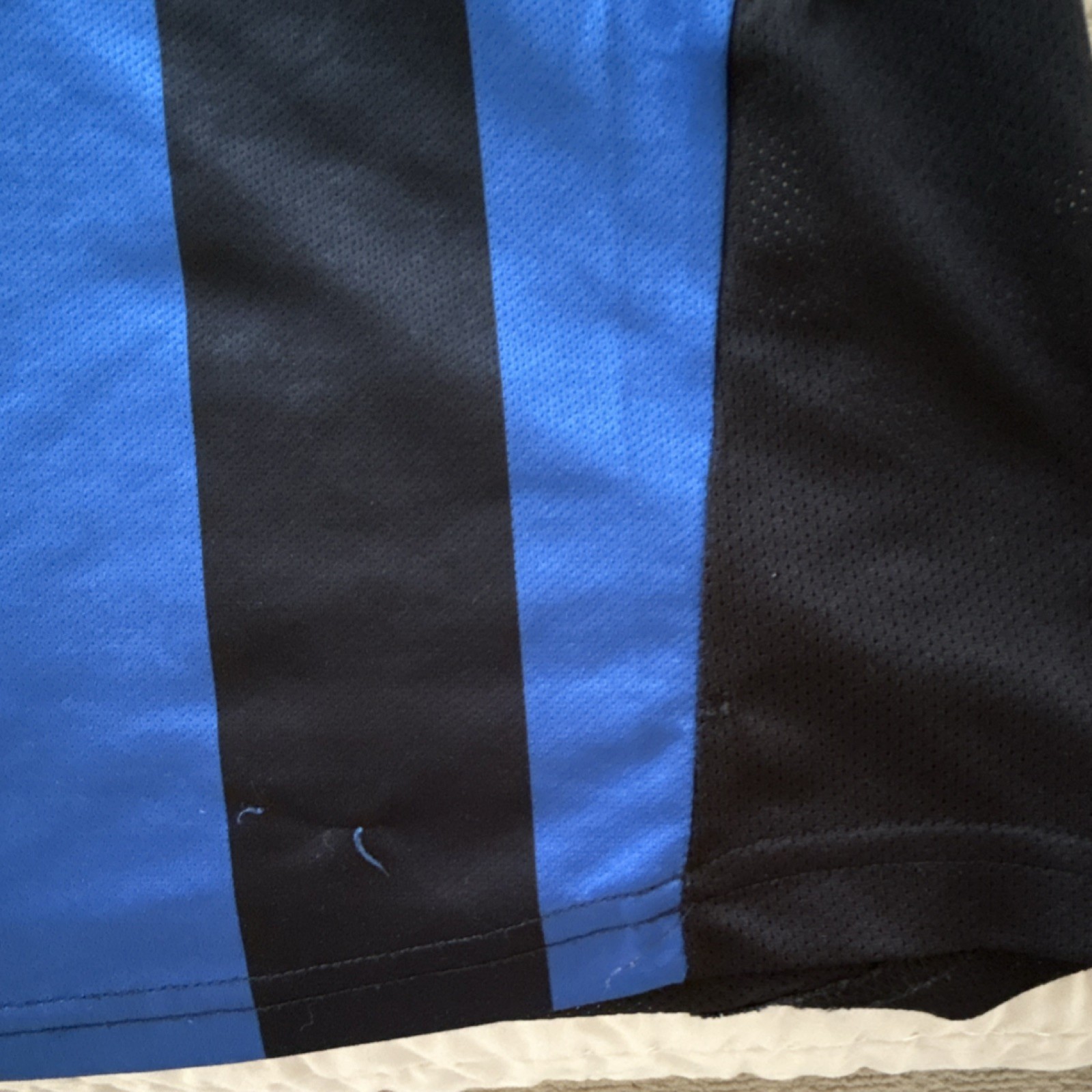 Inter Milan 2002/03 Home Jersey Replica Blue Black Pirelli Soccer Shirt Men’s M